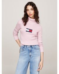 Tommy Hilfiger - Roll Neck Slim Jumper With Wool - Lyst