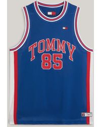 Tommy Hilfiger - Tommy Jeans International Games Colour-blocked Mesh Tank Top - Lyst