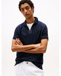 Tommy Hilfiger - Regular Fit Poloshirt Met Rits - Lyst