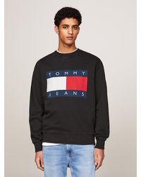 Tommy Hilfiger - Oversized Flag Relaxed Fit Sweatshirt - Lyst