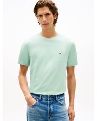 Tommy Hilfiger - Flag Embroidery Crew Neck T-Shirt - Lyst