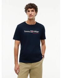 Tommy Hilfiger - Logo Jersey Crew Neck T-Shirt - Lyst