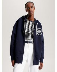 Tommy Hilfiger - Relaxed Fit Hoodie mit Varsity-Logo - Lyst