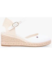 Tommy Hilfiger - Canvas Wedge Espadrilles - Lyst