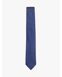 Tommy Hilfiger - Zijden Jacquard Stropdas Met Microstip - Lyst