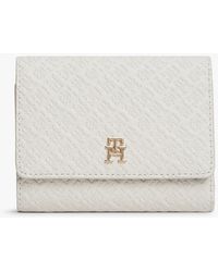 Tommy Hilfiger - Hilfiger Icon Debossed Trifold Wallet - Lyst