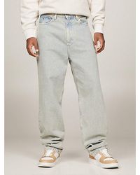 Tommy Hilfiger - Baggy Skater-Jeans mit Marmor-Wash - Lyst