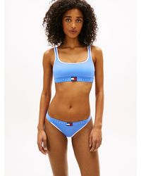 Tommy Hilfiger - Heritage Logo Cheeky Bikini Bottoms - Lyst