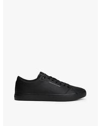 Tommy Hilfiger - Sneaker Met Leer En Logo - Lyst