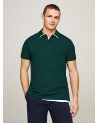 Tommy Hilfiger - Hilfiger Monotype Tipped Regular Fit Polo - Lyst
