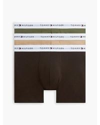 Tommy Hilfiger - 3 Pack Signature Logo Waistband Boxer Briefs - Lyst