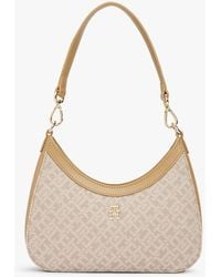 Tommy Hilfiger - Sac Bandoulière En Jacquard À Monogramme Th - Lyst