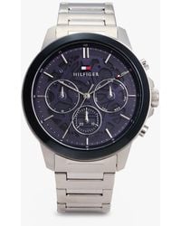 Tommy Hilfiger - Orologio Con Quadrante Scheletrato Blu - Lyst
