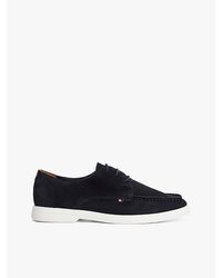 Tommy Hilfiger - Derby-Schuh Aus Wildleder Mit Moc Toe - Lyst