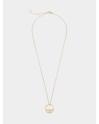 Tommy Hilfiger Vergulde Ketting Met Vlag - Metallic