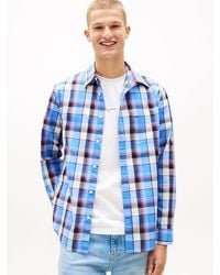 Tommy Hilfiger - Regular Fit Check Poplin Shirt - Lyst