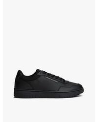 Tommy Hilfiger - Basketbalsneaker Met Profielzool En Leer - Lyst