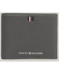 Tommy Hilfiger - Kleine Bifold-Kartenbrieftasche aus Leder - Lyst