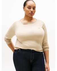 Tommy Hilfiger - Pullover Curve Sottile Con Scollatura A Barca - Lyst