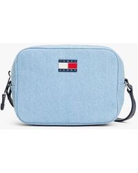 Tommy Hilfiger - Essential Denim Crossbody Camera Bag - Lyst