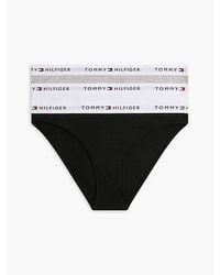 Tommy Hilfiger - Essential 3-Pack Repeat Logo Waistband Briefs - Lyst