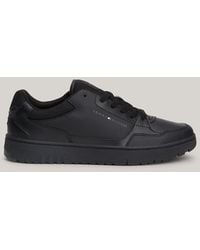 Tommy Hilfiger - Leather Basketball Trainers - Lyst