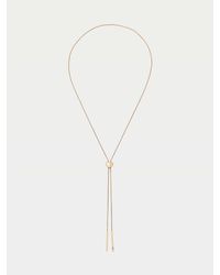 Tommy Hilfiger Rosévergulde Ketting Met Verstelbaar Hart - Roze