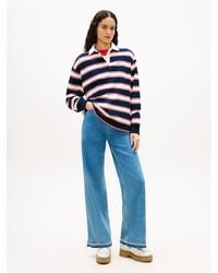 Tommy Hilfiger - Claire High Rise Wide Leg Jeans - Lyst