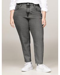 Tommy Hilfiger - Curve Ultra High Rise Mom Tapered Jeans - Lyst