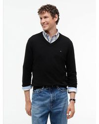 Tommy Hilfiger - V Neck Jumper With Cashmere - Lyst