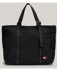 Tommy Hilfiger - Essential Medium Shopper Met Repeat Logo - Lyst