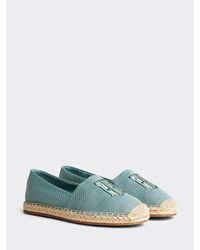 Tommy Hilfiger Mocassin Met Metalen Monogram - Groen