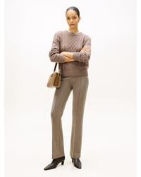 Tommy Hilfiger - Pressed Crease Kick Flare Trousers - Lyst