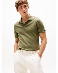 Tommy Hilfiger - Regular Fit Polo Met Geborduurde Vlag - Lyst