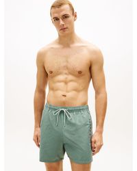 Tommy Hilfiger - Original Ithaca Stripe Mid Length Swim Shorts - Lyst