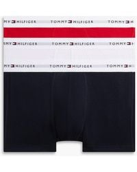 Tommy Hilfiger - 3-Pack Signature Logo Waistband Trunks - Lyst