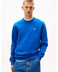 Tommy Hilfiger - Sweatshirt Met Ronde Hals En Tommy-Badge - Lyst