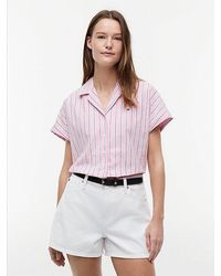 Tommy Hilfiger - Relaxed Fit Poplin Short Sleeve Shirt - Lyst