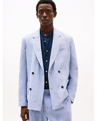 Tommy Hilfiger - Smart-Casual Relaxed Fit Blazer Van Linnenmix - Lyst