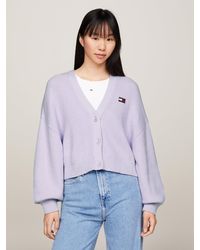 Tommy Hilfiger - Essential Badge Relaxed Cardigan - Lyst