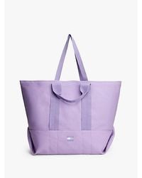 Tommy Hilfiger - Tote-Bag Aus Canvas Mit Gleichfarbigem Logo - Lyst