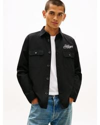 Tommy Hilfiger - Sopracamicia Relaxed Fit Con Logo Sul Retro - Lyst