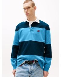 Tommy Hilfiger - Striped Lightweight Rugby Polo Shirt - Lyst