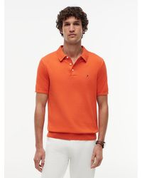 Tommy Hilfiger - Regular Fit Fine Knit Polo Shirt - Lyst