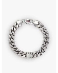 Tommy Hilfiger - Pulsera De Eslabones En Acero Inoxidable - Lyst