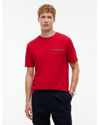 Tommy Hilfiger - Global Stripe Pocket Pique T-Shirt - Lyst