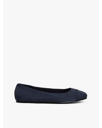Tommy Hilfiger - Suède Ballerina Met Th-Monogram - Lyst