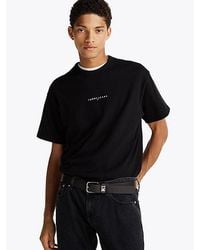 Tommy Hilfiger - Relaxed Fit T-Shirt Met Geborduurd Logo - Lyst