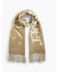 Tommy Hilfiger - Pure Wool Woven Logo Scarf - Lyst