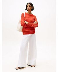 Tommy Hilfiger - Pantalón Amplio De Popelín - Lyst